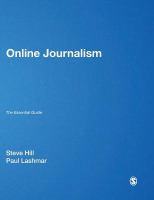 Online journalism : the essential guide /