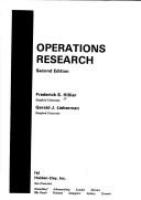 Operations research.