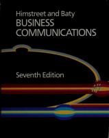 Business communications : principles and methods /