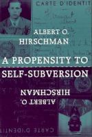 A propensity to self-subversion /