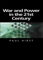 War and power in the 21st century : the State, military conflict and the international system /