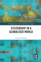 Citizenship in the globalised world /