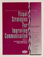 Visual strategies for improving communication /