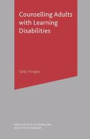 Counselling adults with learning disabilities /