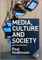 Media, culture and society : an introduction /