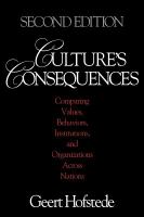 Culture's consequences : comparing values, behaviors, institutions, and organizations across nations /