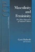 Masculinity and femininity : the taboo dimension of national cultures /