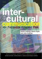 Intercultural communication : an advanced resource book /