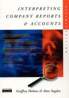Interpreting company reports and accounts /