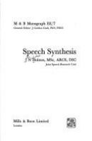 Speech synthesis /