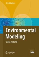 Environmental modeling : using MATLAB /