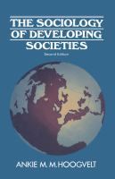 The sociology of developing societies /