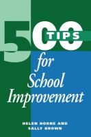 500 tips for school improvement /