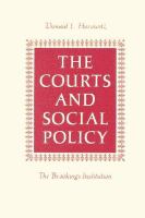 The courts and social policy /