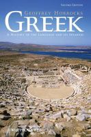 Greek a history of the language and its speakers /