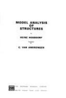 Model analysis of structures /