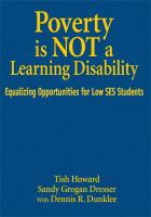 Poverty is not a learning disability : equalizing opportunities for low SES students /