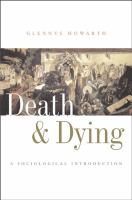 Death and dying : a sociological introduction /