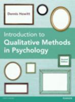 Introduction to qualitative methods in psychology /