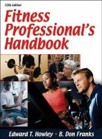 Fitness professional's handbook /