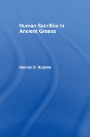 Human sacrifice in ancient Greece /