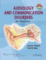 Audiology & communication disorders : an overview /