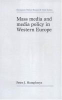 Mass media and media policy in Western Europe /
