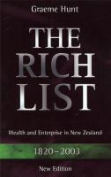 The rich list : wealth and enterprise in New Zealand, 1820-2003 /