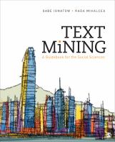 Text mining : a guidebook for the social sciences /