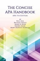 The concise APA handbook /