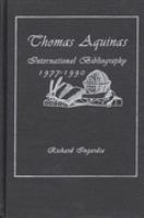 Thomas Aquinas : international bibliography, 1977-1990 /