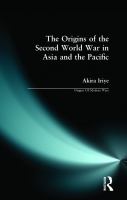 The origins of the Second World War in Asia and the Pacific /