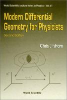 Modern differential geometry for physicists /