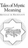 Tales of mystic meaning : selections from the Mathnawi of Jalal-ud-Din Rumi /