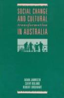 Social change and cultural transformation in Australia /