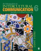 An introduction to intercultural communication : identities in a global community /