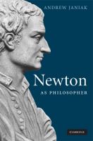 Newton as philosopher /