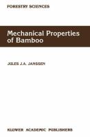 Mechanical properties of bamboo /