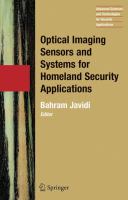 Optical imaging sensors and systems for homeland security applications /