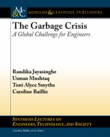 The garbage crisis : a global challenge for engineers /