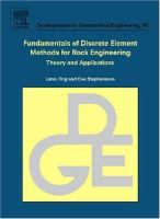 Fundamentals of discrete element methods for rock engineering : theory and applications /
