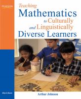 Teaching mathematics to culturally and linguistically diverse learners /
