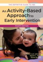 An activity-based approach to early intervention /