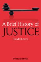 A brief history of justice /