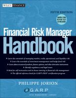 Financial risk manager handbook /
