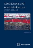 Constitutional and administrative law in New Zealand /