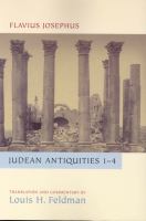 Flavius Josephus : Judean antiquities 1-4 /