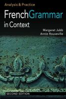 French grammar in context : analysis and practice /