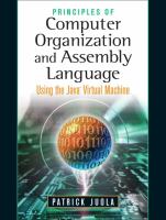 Principles of computer organization and assembly language : using the Java virtual machine /