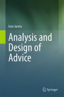 Analysis and design of advice /